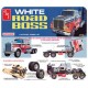 Plastikowy Model Ciągnik siodłowy White Road Boss Truck AMT