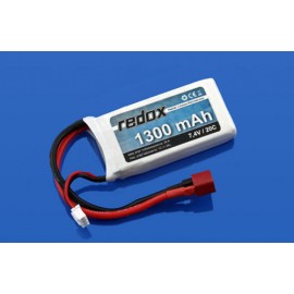 Pakiet Modelarski Redox LiPo 7,4 1300mAh 20c
