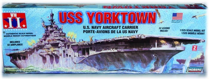 Model Plastikowy Do Sklejania Lindberg Lotniskowiec USS Yorktown