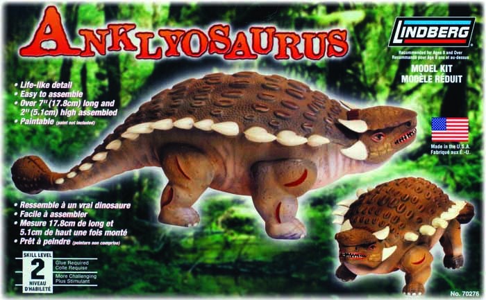 Dinozaur Ankylosaurus