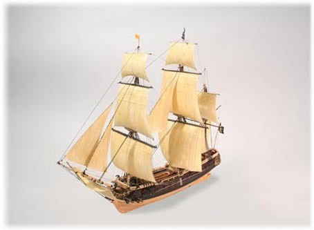 Model Plastikowy Do Sklejania Lindberg (USA) - Statek piracki Jolly Roger