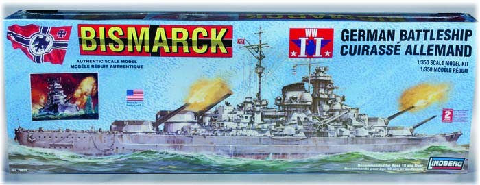 Model Plastikowy Do Sklejania Lindberg Okręt Wojenny Bismarck