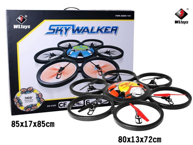 Heksacopter WL Toys V323 Skywalker Dron 2,4Ghz