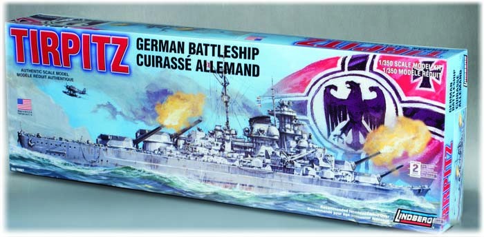 Okręt wojenny Tirpitz model