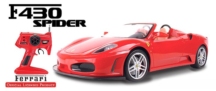 Auto Ferrari F430 Spider 8203 Licencjonowany Samochód 1:10 MJX