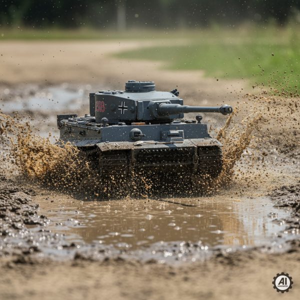 Czołg zdalnie sterowany - model Rc-2