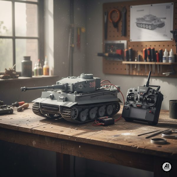 Czołg zdalnie sterowany - model Rc-6