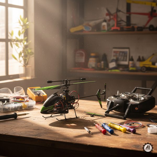 helikopter zdalnie sterowany - model Rc-5