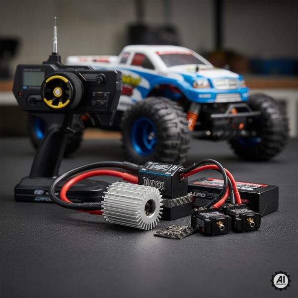 Aparatura Rc i samochód zdalnie sterowany-3