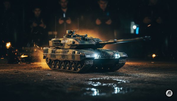 Czołg zdalnie sterowany - model Rc-4