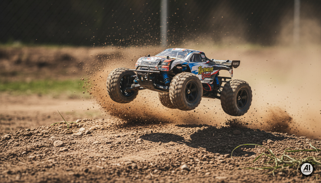 Auto zdalnie streowane na torze-4